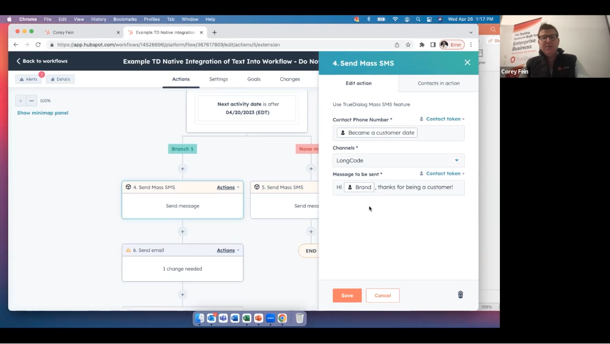 HubSpot Webinar screenshot