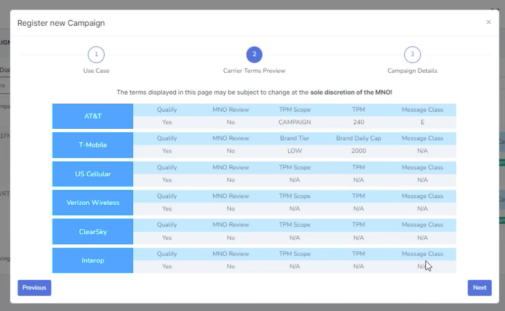 TrueDialog-Long-Code-screenshot