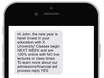University-School-Text-Messaging-Example-marketing-promotion