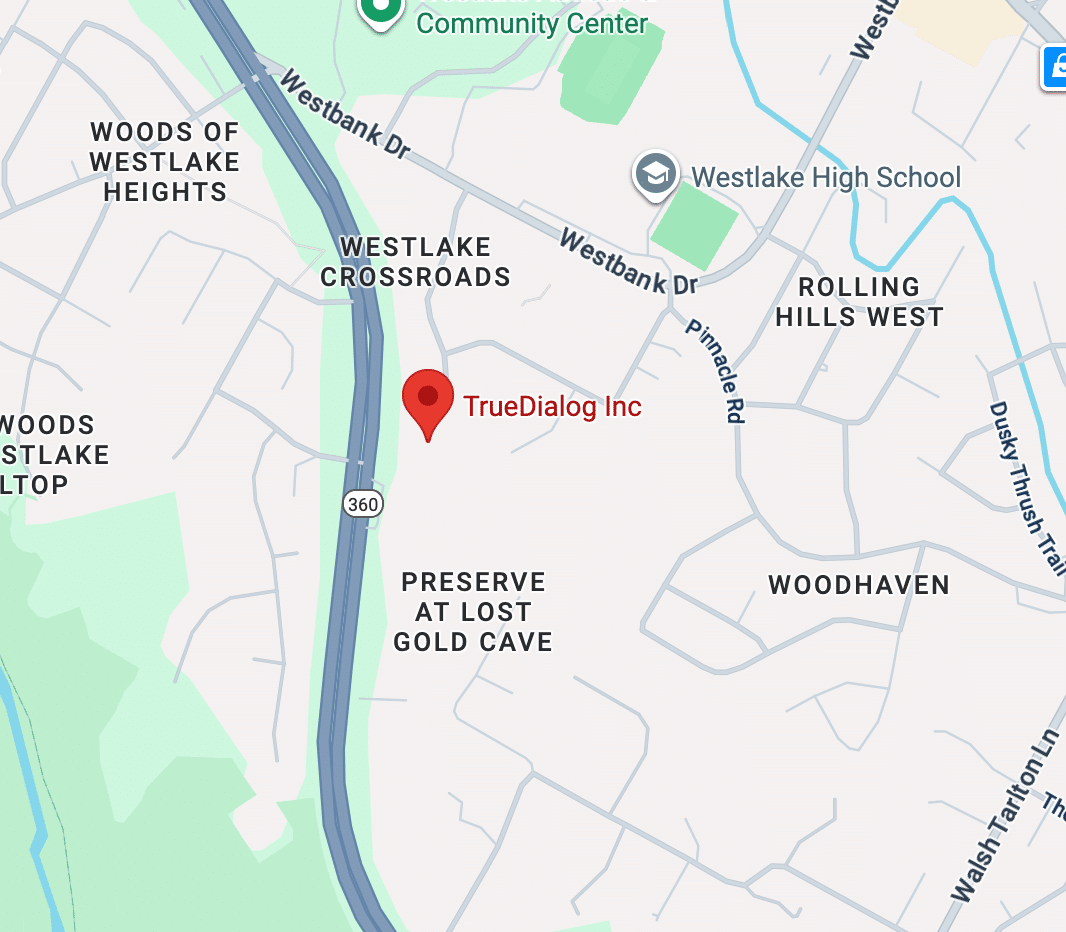 Map of TrueDialog location