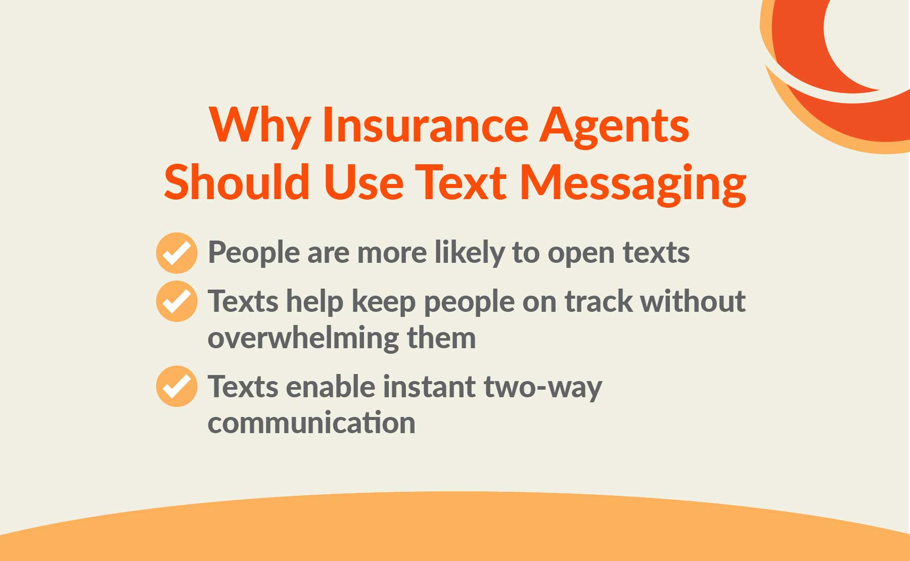 Why insurance agents should use text message marketing