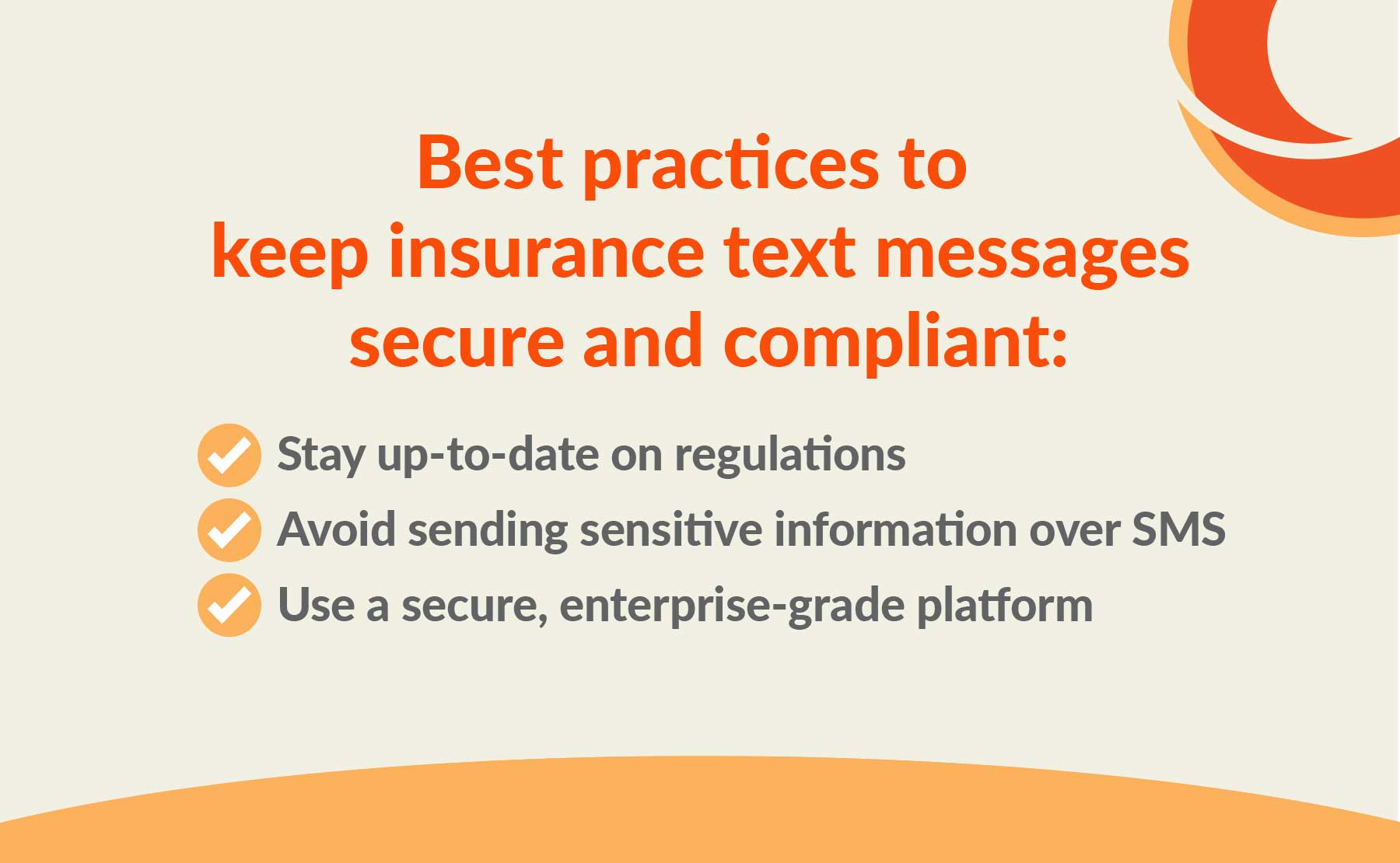 Best practices to keep insurance text messages secure and compliant