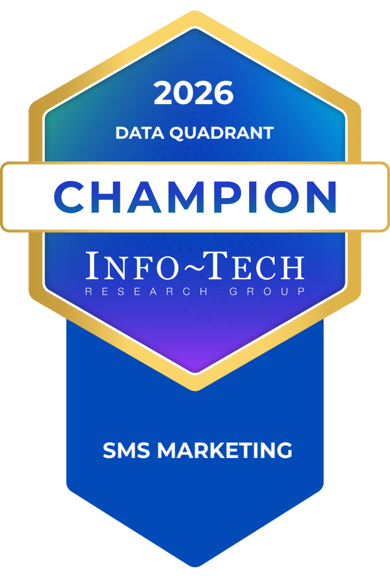 Data Quadrant Champion 2026 SMS Marketing