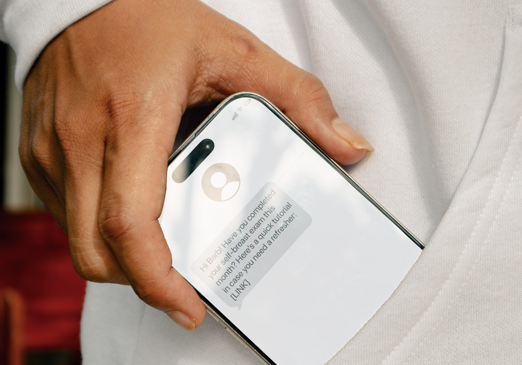 Automation in healthcare text message providing patient education