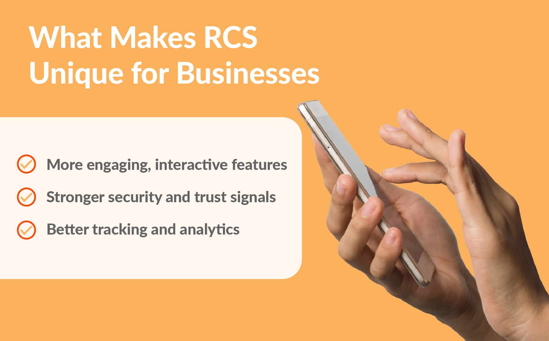 What makes rcs unique for businesses