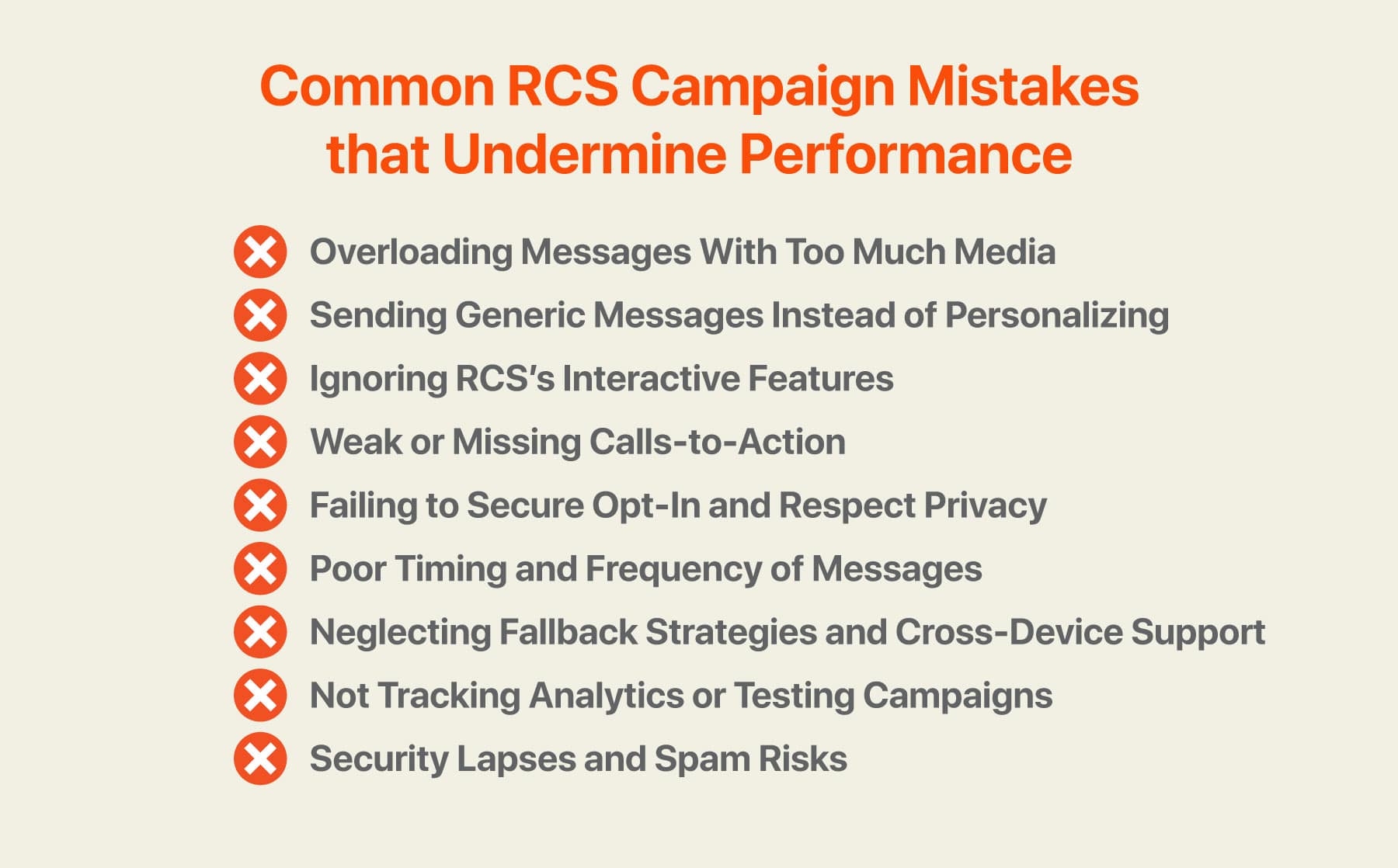 Common RCS Campaign Mistakes that Undermine Performance
