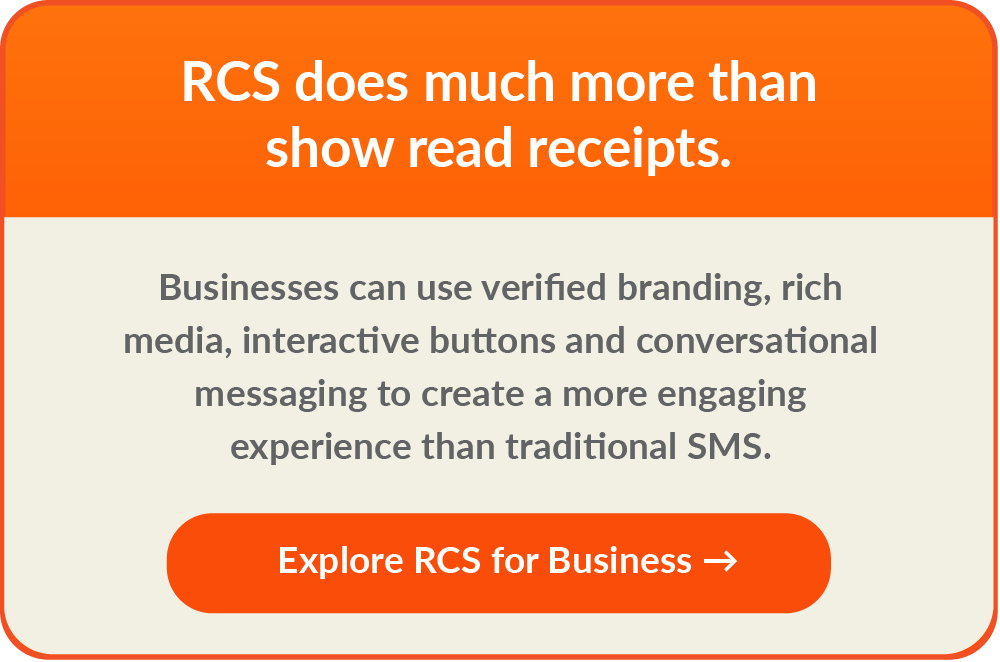 Explore RCS for business
