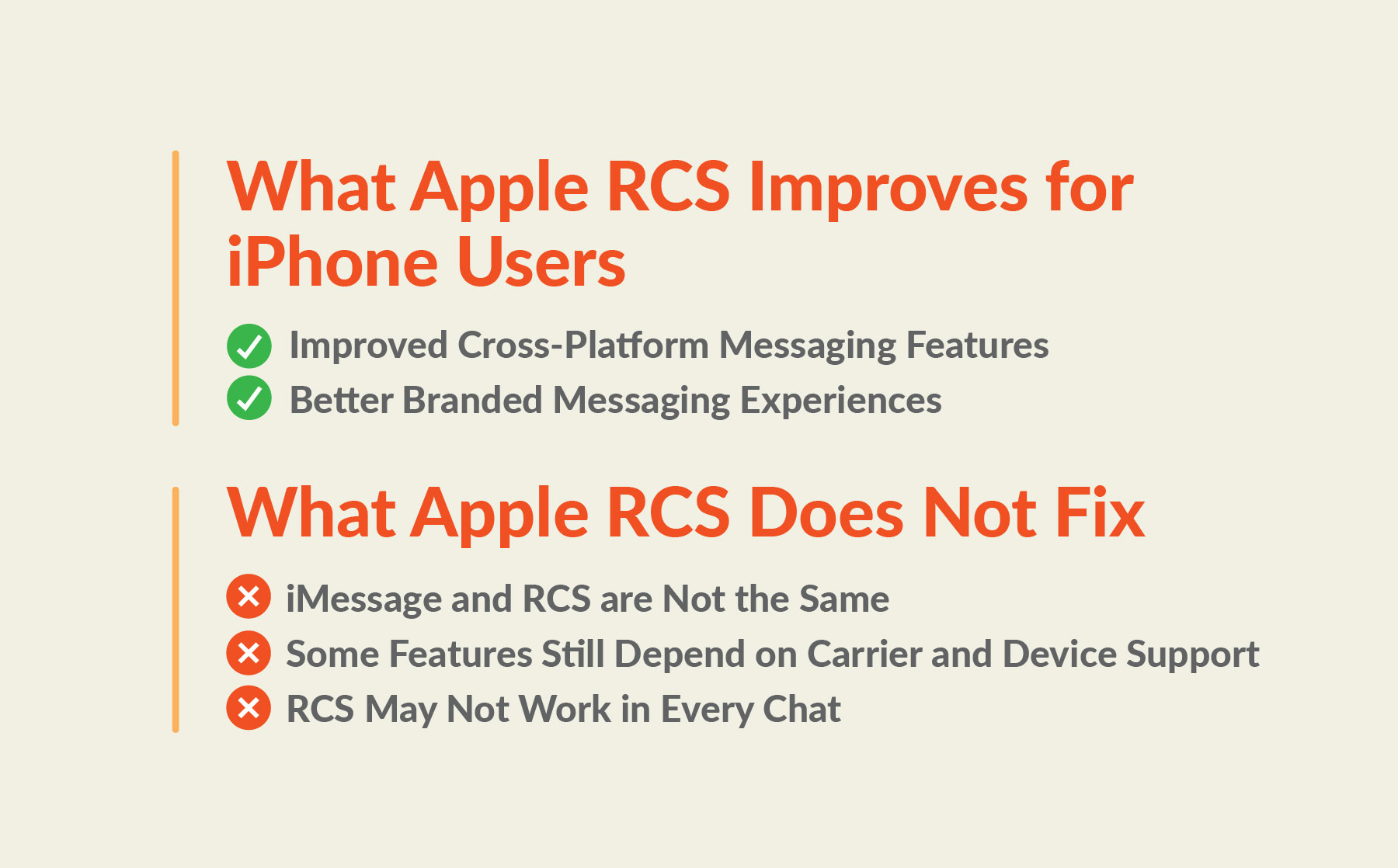 What Apple RCS Improves for iPhone Users