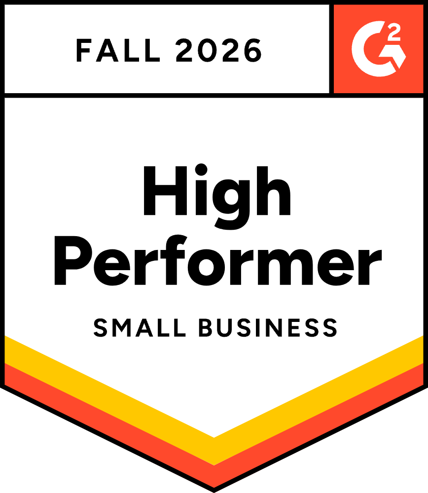 G2 Fall 2026 High Performer Small Business